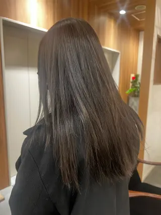 ミディアム カラー トーンアップ🦢 ユメのヘアスタイル