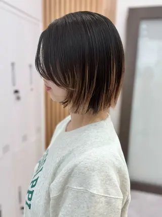 ミディアム カラー gotoday shaire salon 神戸三宮所属・ショート/パーマ/ MIOのヘアスタイル