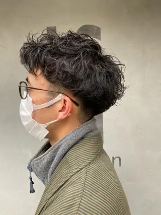 ショート パーマ メンズ 久保亮太 /大人ショートのヘアスタイル