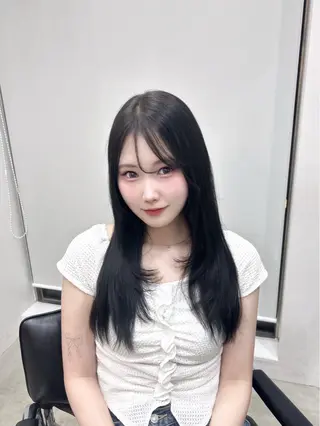 ロング カラー 夏果⭐︎fifth 天神 海外風パーマのヘアスタイル