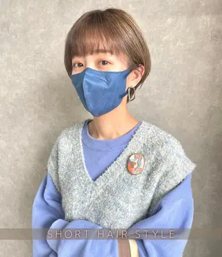 ショート 河原 亮のヘアスタイル