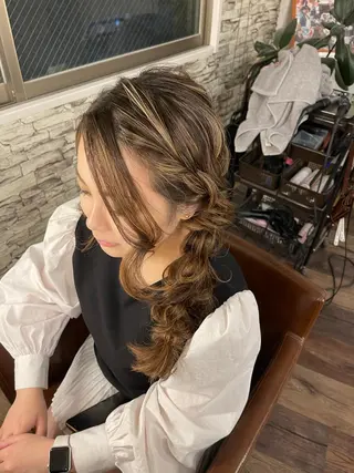 ロング ヘアアレンジ hair make  Lucciのヘアスタイル