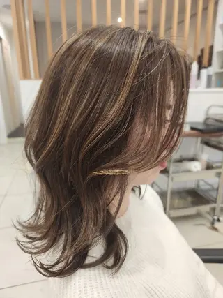 ミディアム レイヤー/ショート /韓国ヘアー野口勇真のヘアスタイル