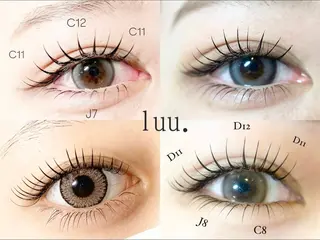 マツエク・マツパ Luu.nail&eyelash【ルー】所属・【シャワー通り】 Luu.moeのマツエク・マツパデザイン