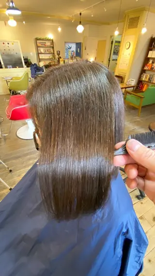 カラー スウィーティーヘアー所属・高塩翔大 髪質改善のヘアスタイル