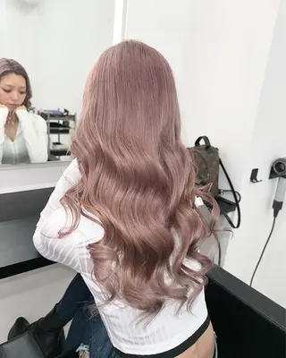 ロング EGO所属・ブリーチカラー💖 rukaのヘアスタイル