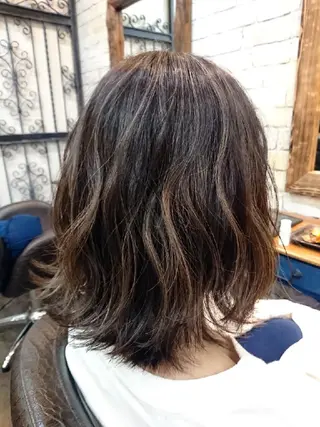 ミディアム カラー パーマ ヘアアレンジ メンズ ◆ショート/ボブ/ 髪質改善◆松本尚弥のヘアスタイル