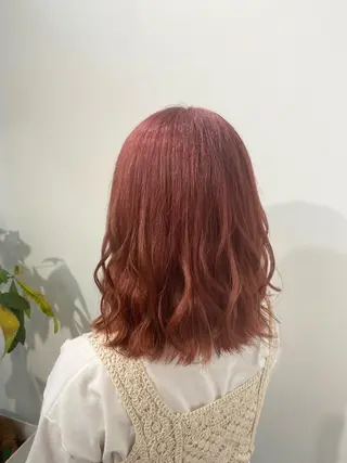 カラー 🎀暖色/ ピンク🎀seinaのヘアスタイル
