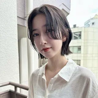 ショート 石本 眞優のヘアスタイル