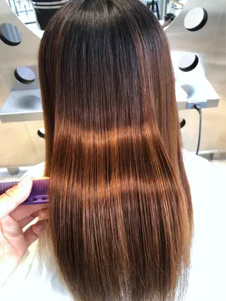 ロング パーマ 北花田美容師🍃村尾 光太/むらのヘアスタイル