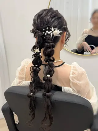 ヘアアレンジ 名駅ヘアセット/眉 🦋Wakanaのヘアスタイル