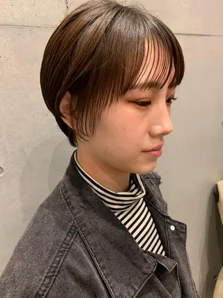 ショート ブリーチなしWカラー /地毛風/小林凪沙のヘアスタイル