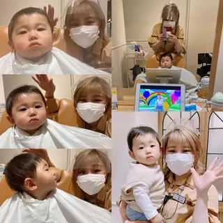 ショート カラー メンズ キッズ ショート、ボブなら お任せ❤️石川由美のヘアスタイル