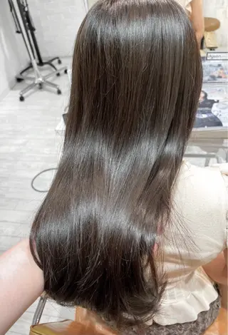 ロング カラー 【韓国ヘア×透明感 カラー】笹谷 莉未のヘアスタイル