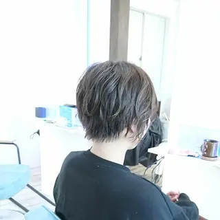 ショート カラー ヘアアレンジ 小林 伸行のヘアスタイル