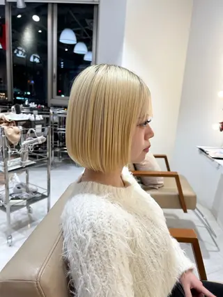 ショート ヘアーメイクウィル野田阪神店所属・Yuu/レイヤー/ ハイライト/髪質改善のヘアスタイル