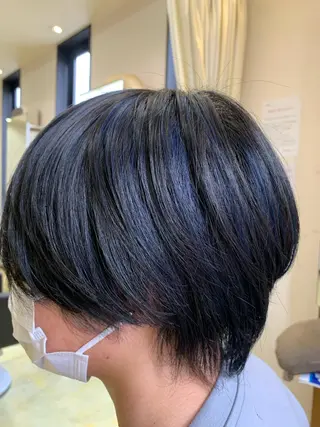 カラー メンズ 理美容室モテナ所属・カトリ プージャのヘアスタイル