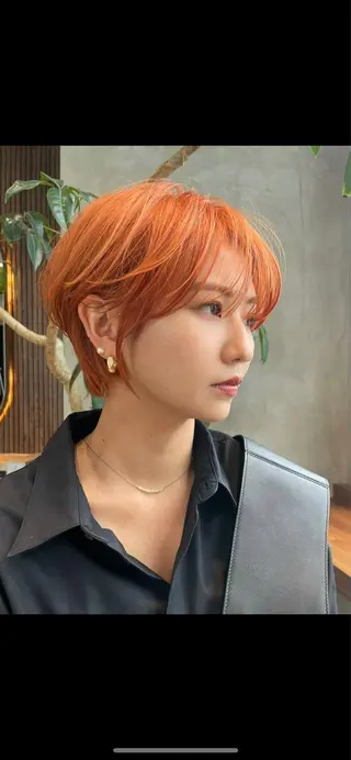 ショート カラー 🉐レイヤー/塩見 弘樹🉐渋谷のヘアスタイル