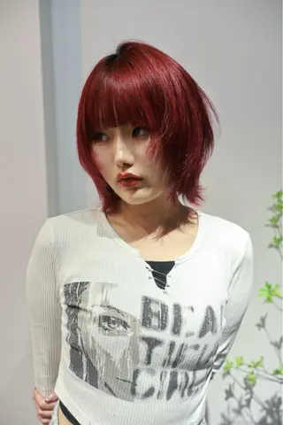 ミディアム カラー ナチュラル・ハイトー ン🏆HINOKIのヘアスタイル