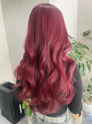 ロング カラー ヘアアレンジ かわいい透明感ヘア ♡kana♡のヘアスタイル