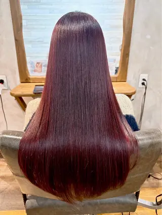 ロング カラー カットモデル 無料🌷スズのヘアスタイル