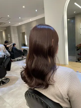 セミロング 💍美髪矯正💍 山田 涼也のヘアスタイル