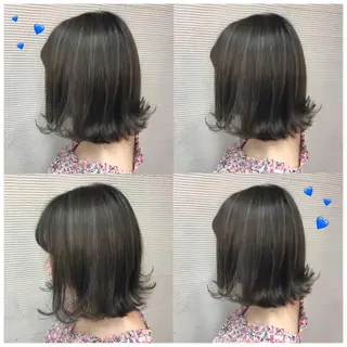ミディアム カラー 韓国ヘア得意❤︎森澤 悠佳のヘアスタイル