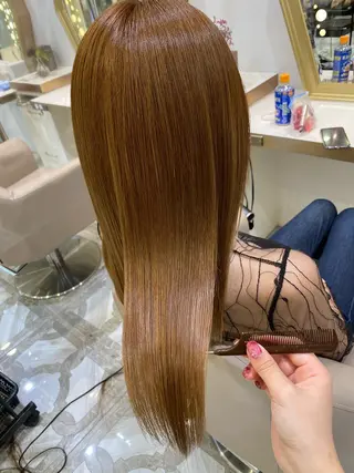 ロング カラー 💙美髪救世主💙 関華蓮のヘアスタイル