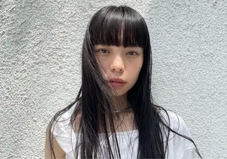 ロング 斎藤祐樹 /レイヤー/パーマのヘアスタイル