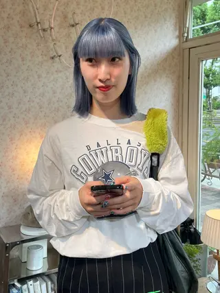 ミディアム iru所属・mi kiのヘアスタイル