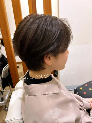 ショート カラー アザマ　ヤスカツ _rosso 川口のヘアスタイル