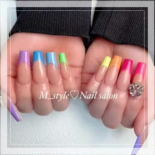 ロング ネイル 下妻市ﾈｲﾙｻﾛﾝ M_styleのネイルデザイン
