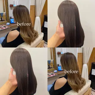 ロング カラー 🥣ブリーチ・カラー 平城秀馬/原宿のヘアスタイル