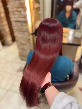 ロング カラー 🎀透明感カラー 🐈ナズナのヘアスタイル