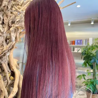 ロング カラー sawaka🪽うる 艶カラー/レイヤーのヘアスタイル