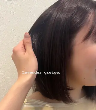 ミディアム カラー Limb所属・暖色/ベージュ 🎀上野 真桜🎀のヘアスタイル