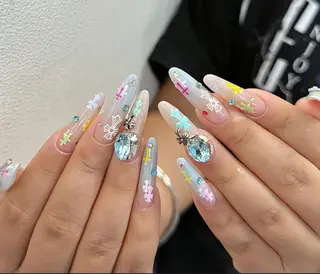 ネイル By moonネイル 🌷ワンホン/韓国風のネイルデザイン