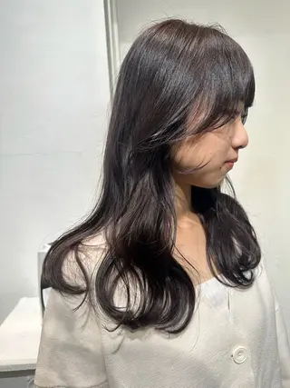 ミディアム カラー レイヤーカット/艶髪 ✨💭KIRARIのヘアスタイル