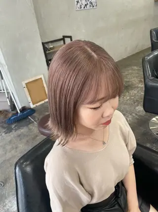 カラー fudge所属・MaisonHALU 松浦光咲のヘアスタイル