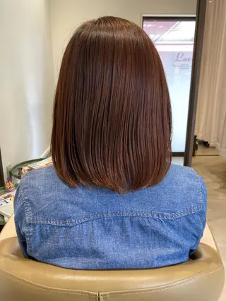 ミディアム 折本 沙織のヘアスタイル