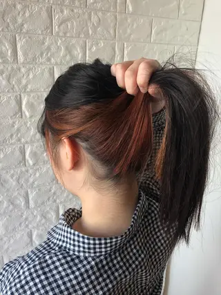 ロング 縮毛矯正/髪質改善 主税巧一のヘアスタイル