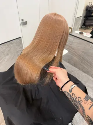 カラー ハイトーン✨髪質 改善🫧/RYOのヘアスタイル