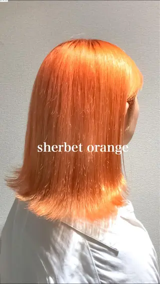 ミディアム カラー Selenehair 三条本店のヘアスタイル