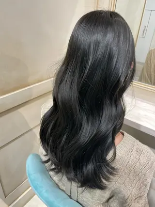 ロング カラー 🌷ピンク/韓国風 暖色カラー ゆい🌷のヘアスタイル