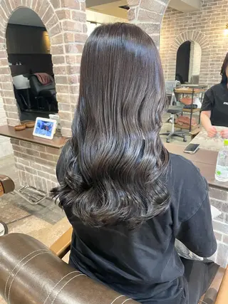 ロング カラー ACROあべの店所属・艶カラー/インナー /グラデ/大西小百合のヘアスタイル