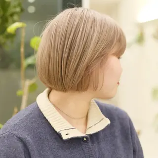 ショート カラー パーマ ⭐️ボブ/ショート りゅうしんのヘアスタイル