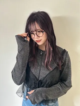 ロング カラー 目崎 丞のヘアスタイル