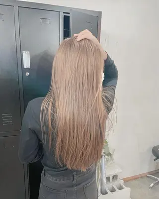 ロング カラー パーマ ヘアアレンジ メンズ キッズ ネイル マツエク・マツパ eir心斎橋店所属・エビスザキレン／メン ズ／心斎橋🌳のヘアスタイル