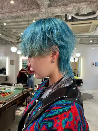 ショート 💥ウルフカット デザインあんな💥のヘアスタイル