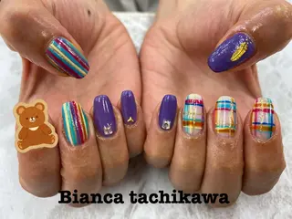 ネイル Bianca 立川店 小川のネイルデザイン